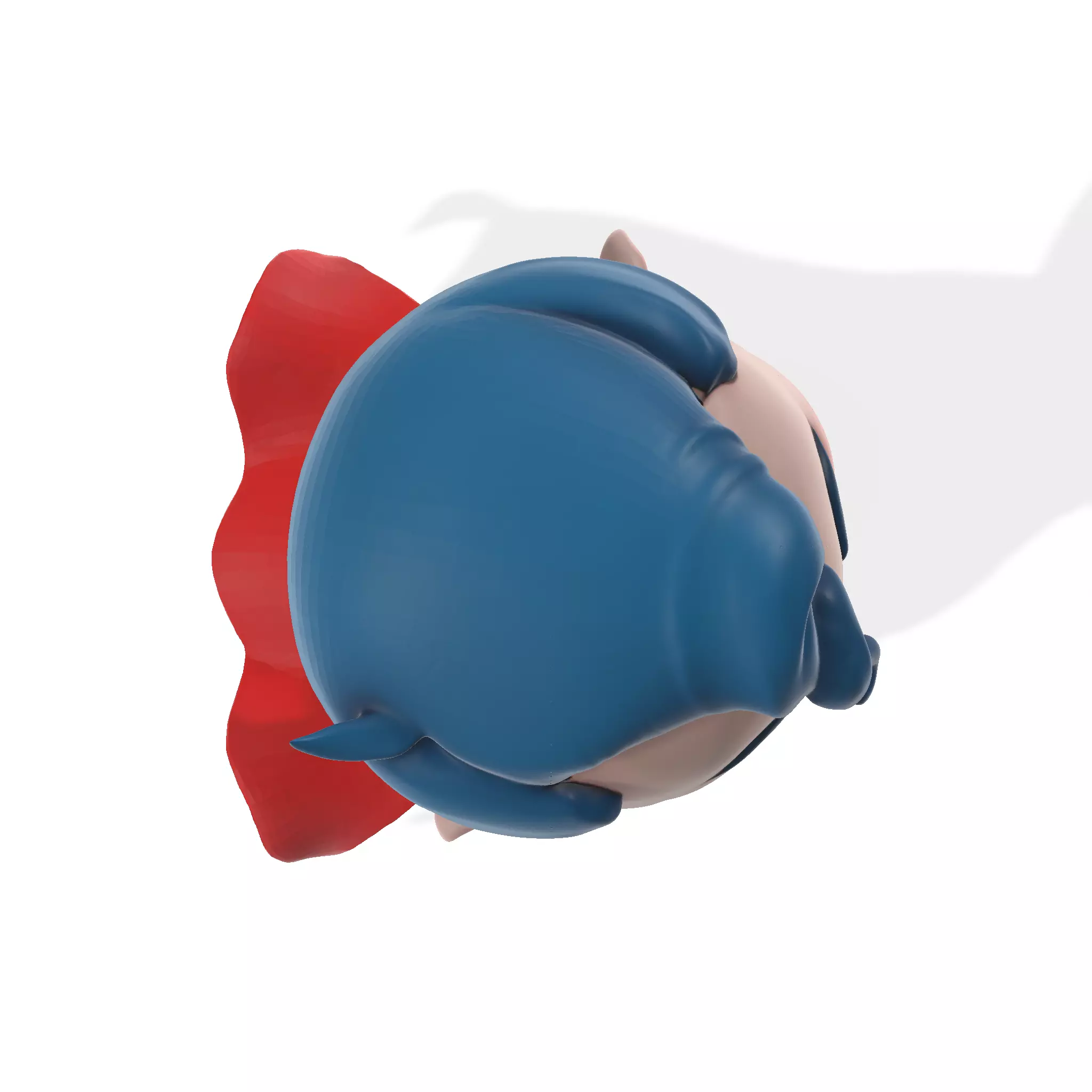 Cute Superhero 3D Model STL OBJ FBX GLB  3D print model_38