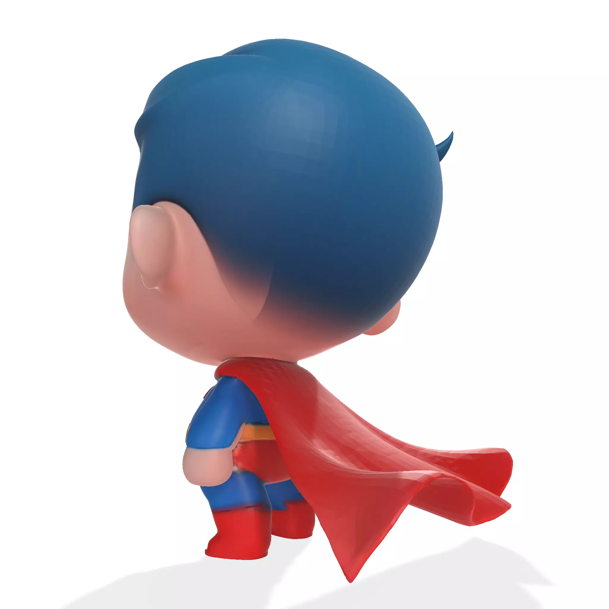 Cute Superhero 3D Model STL OBJ FBX GLB  3D print model_7