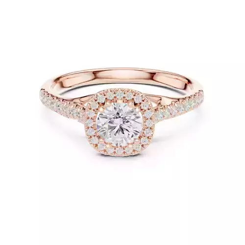 Halo Solitaire Ring 3dm stl renders animation videos details 