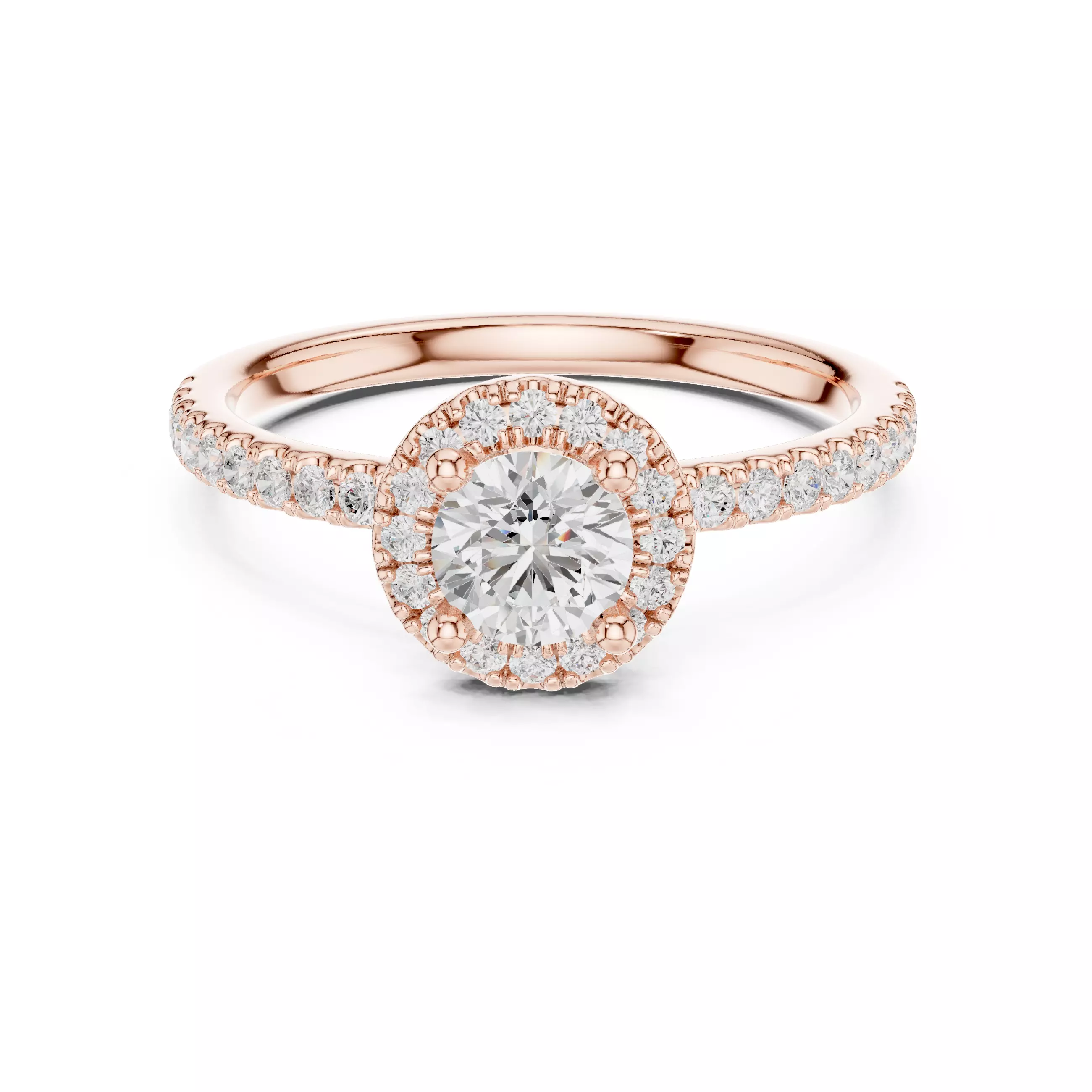 Halo Solitaire Ring 3dm stl renders animation videos details 3D print model_0