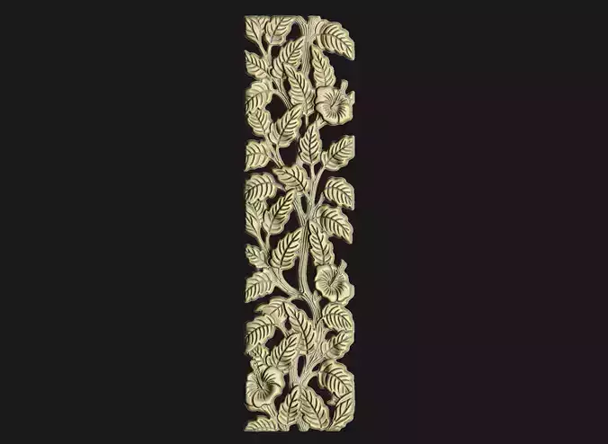 Home tree wild wood carve soft artcam laser trim deco cnc wall