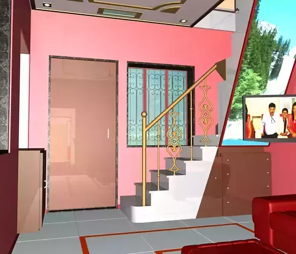 Emerald Villa-3D Free 3D model