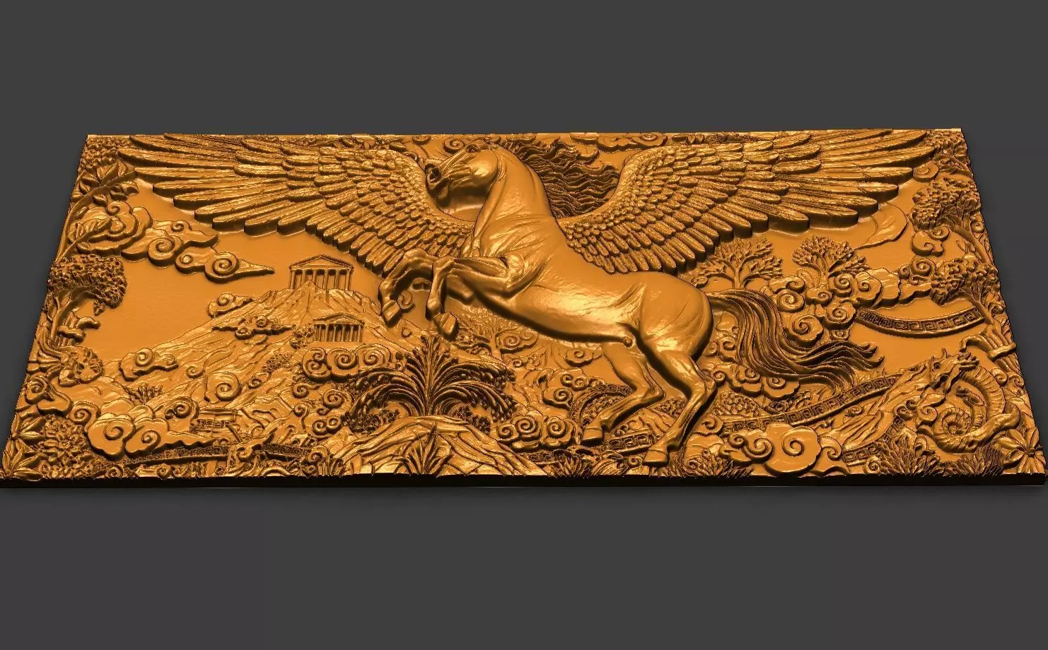 Pegasus CNC STL Model 3D print model_3