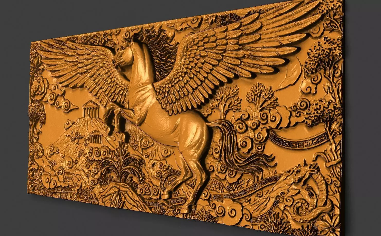 Pegasus CNC STL Model 3D print model_1