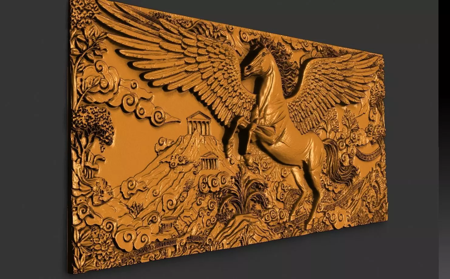 Pegasus CNC STL Model 3D print model_2