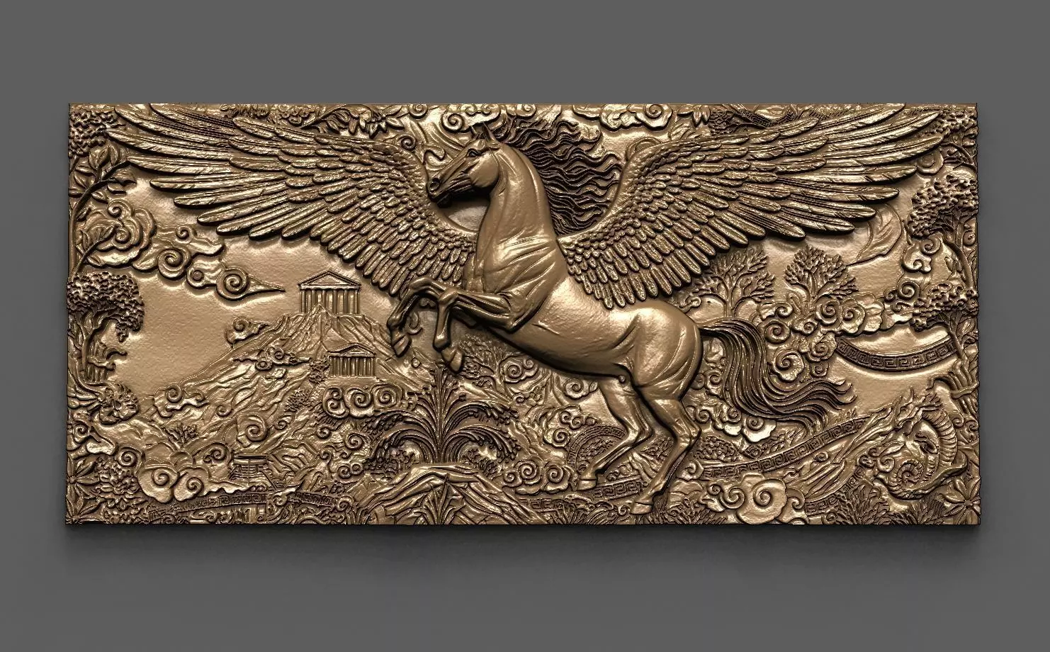 Pegasus CNC STL Model 3D print model_4