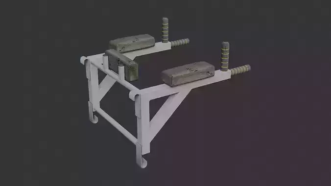 Wall Mounted Fitness Bar Fixture