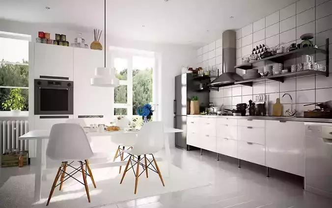 Scene 01 Archinteriors for c4d vol 37 3D model