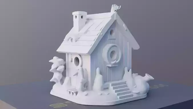 Cottage Haven 3D Printable Small House Model
