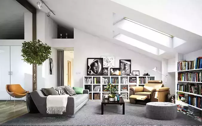 Scene 02 Archinteriors for c4d vol 37 3D model
