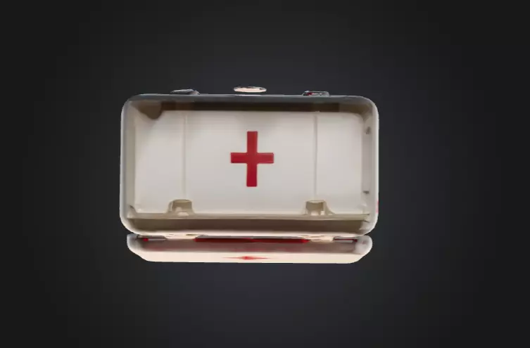 Open Medical Kit Low-poly 3D model_16
