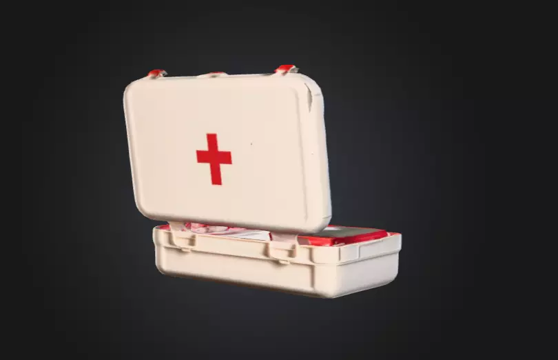 Open Medical Kit Low-poly 3D model_4