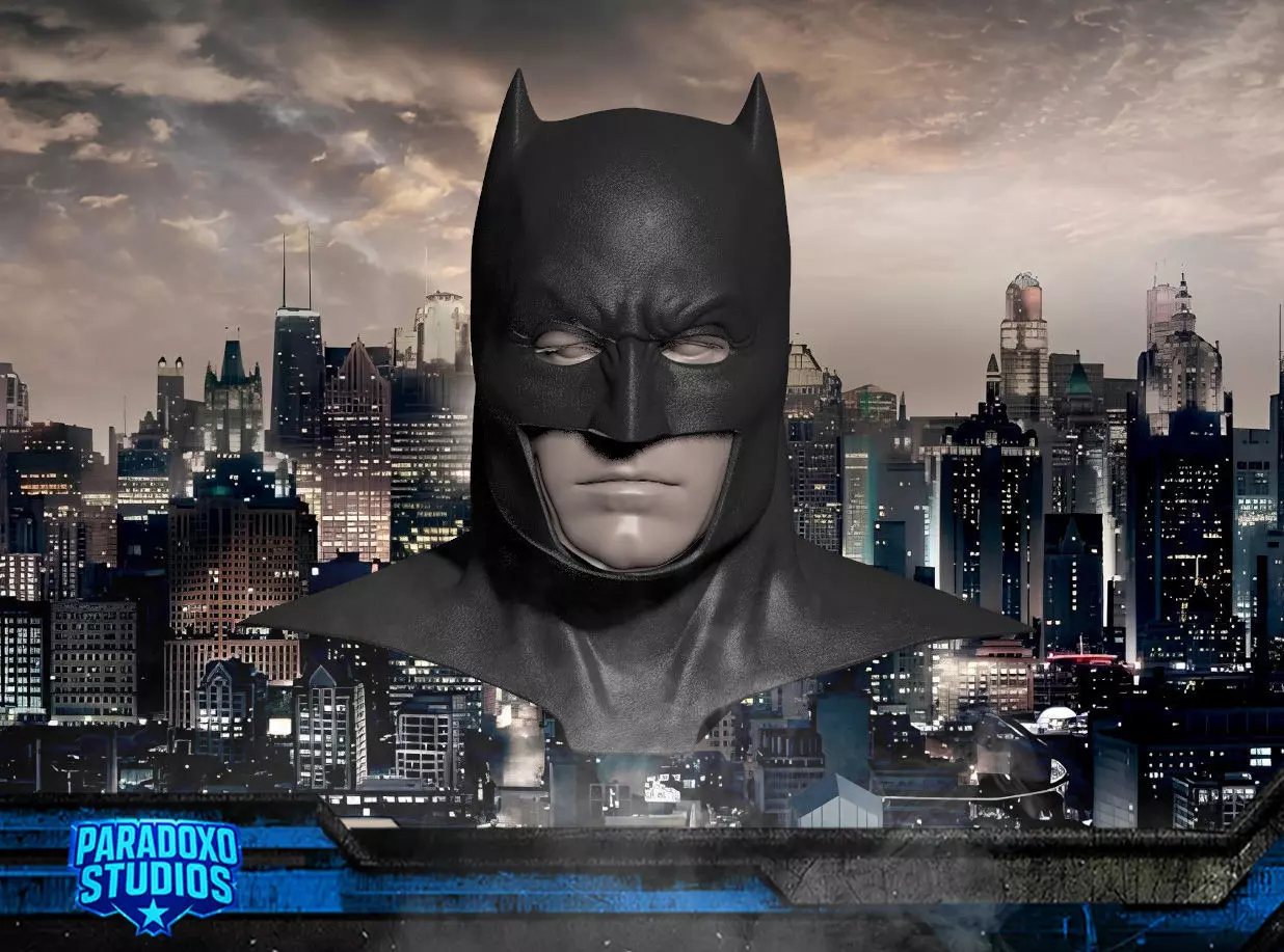 Batman Dawn Of Justice Cowl V2 3D model_0