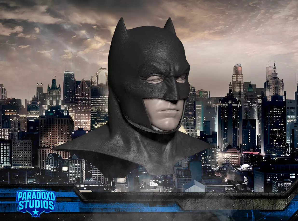 Batman Dawn Of Justice Cowl V2 3D model_5