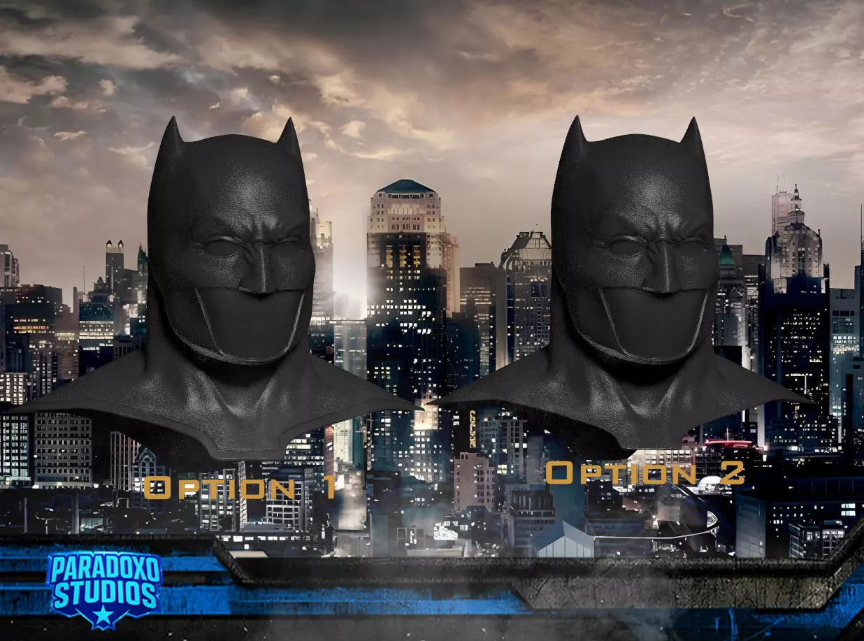 Batman Dawn Of Justice Cowl V2 3D model_7