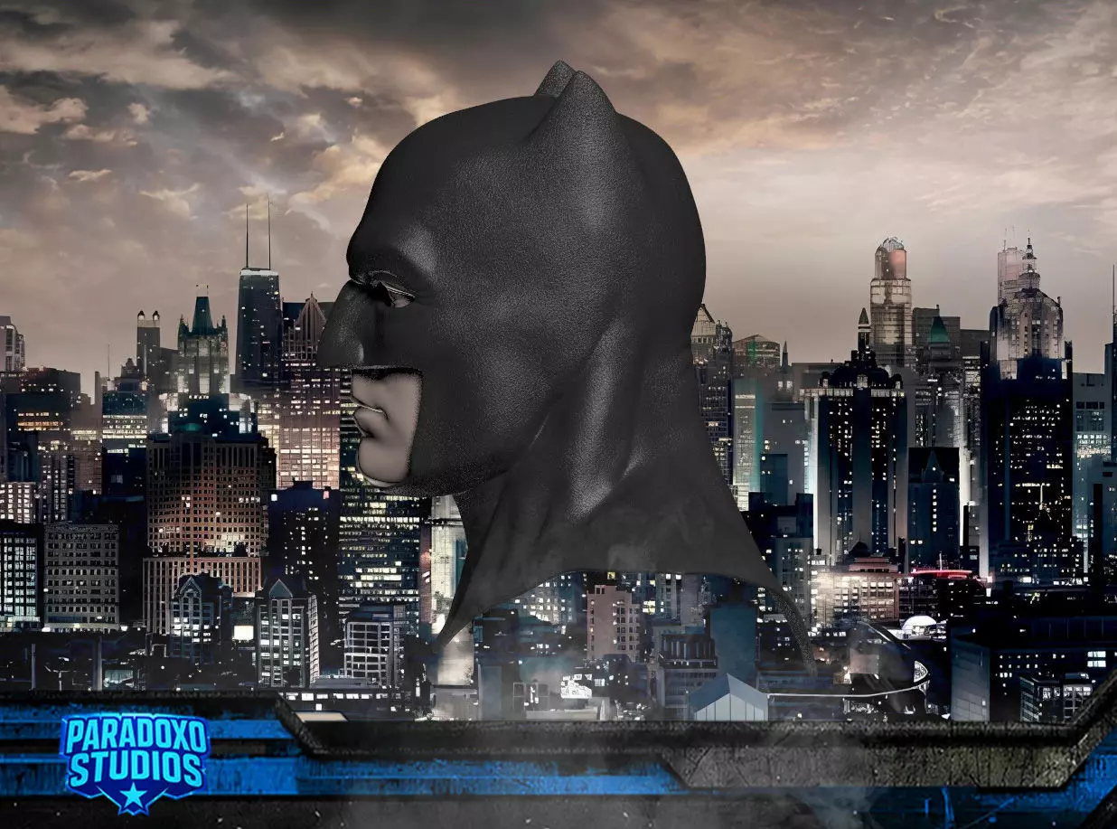 Batman Dawn Of Justice Cowl V2 3D model_2