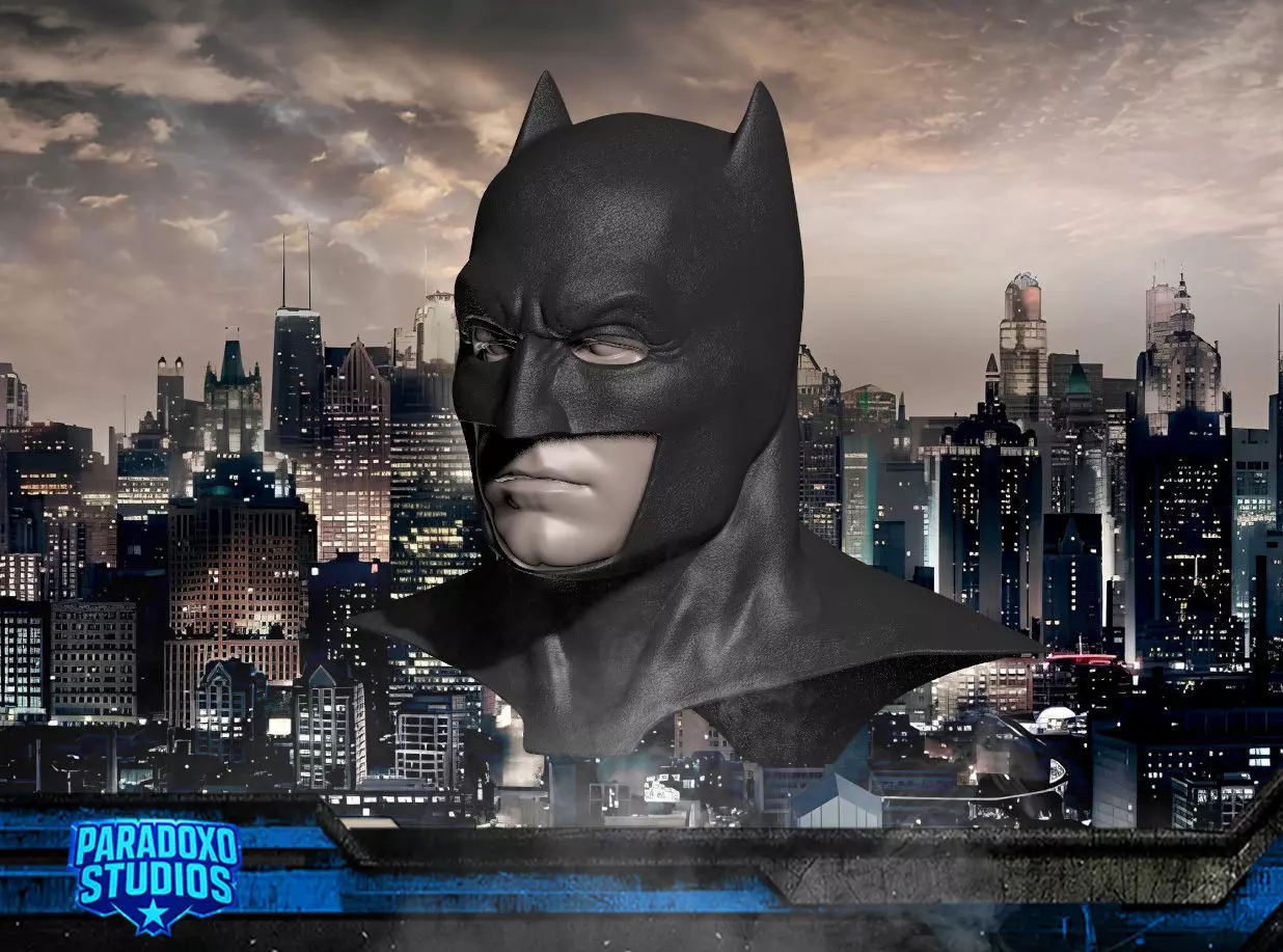 Batman Dawn Of Justice Cowl V2 3D model_1