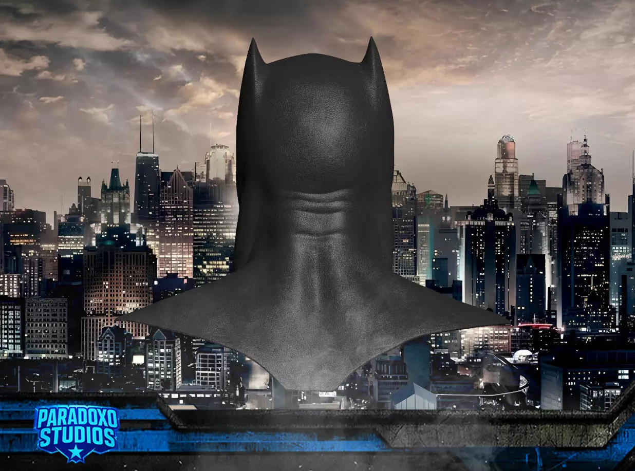 Batman Dawn Of Justice Cowl V2 3D model_3