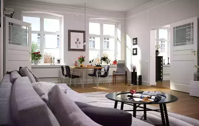 Scene 04 Archinteriors for c4d vol 37