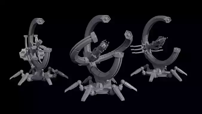 Cyber Lord Space Zombies Pylon of the Sentry Gaurd