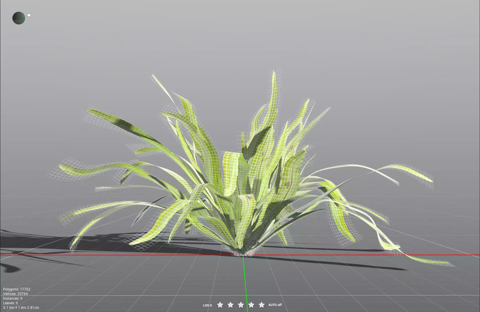 EVERYPlant Birds Nest Fern 3D model_32