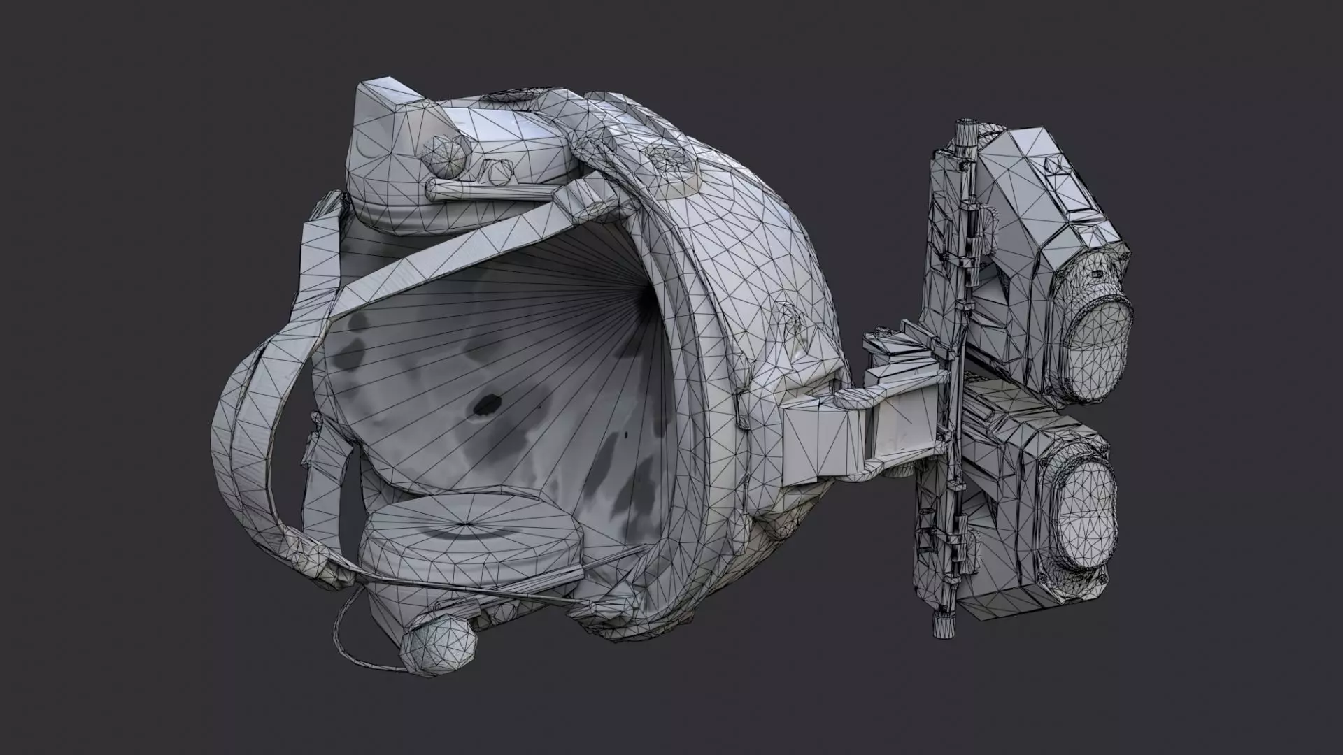 Kyle Urban Helmet with NVG Headset Low-poly 3D model_7