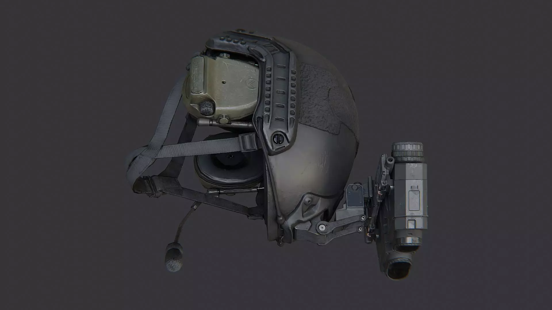 Kyle Urban Helmet with NVG Headset Low-poly 3D model_4