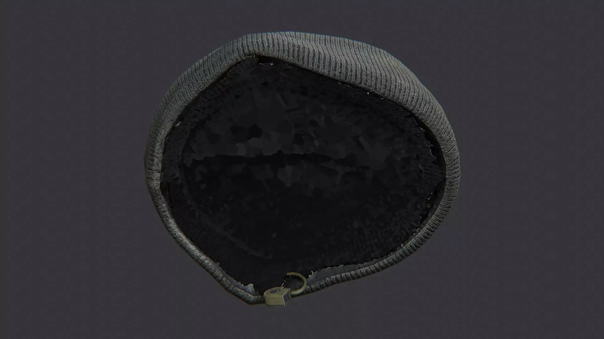 Urban Beanie Hat with Subtle Knit Texture Low-poly 3D model_1