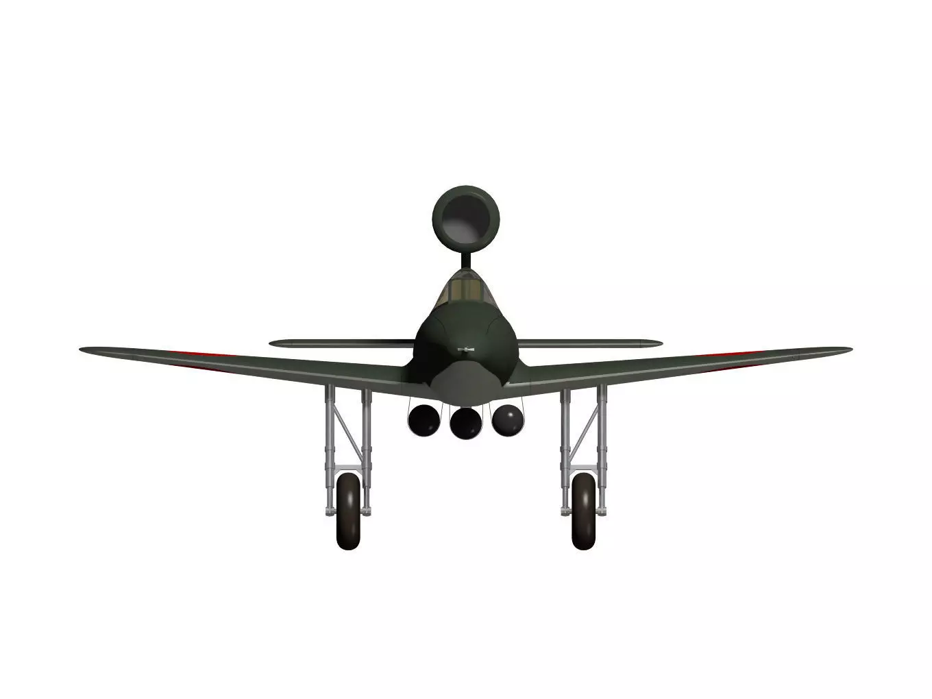 kawanishi baika 3D model_9