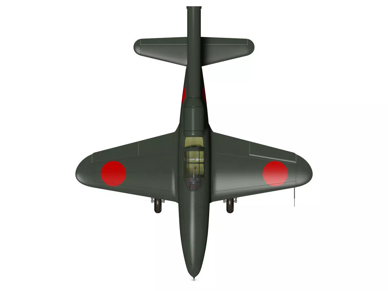 kawanishi baika 3D model_10