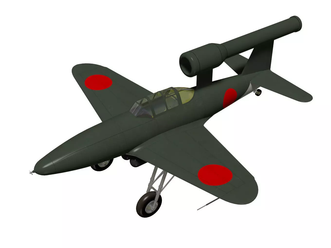 kawanishi baika 3D model_0