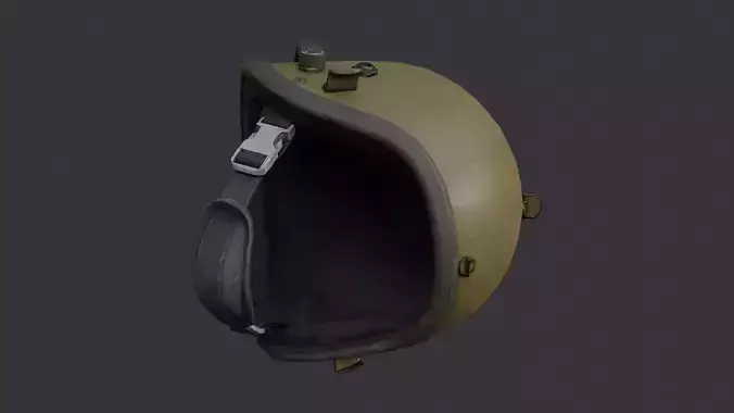 Russian army helmet with strap