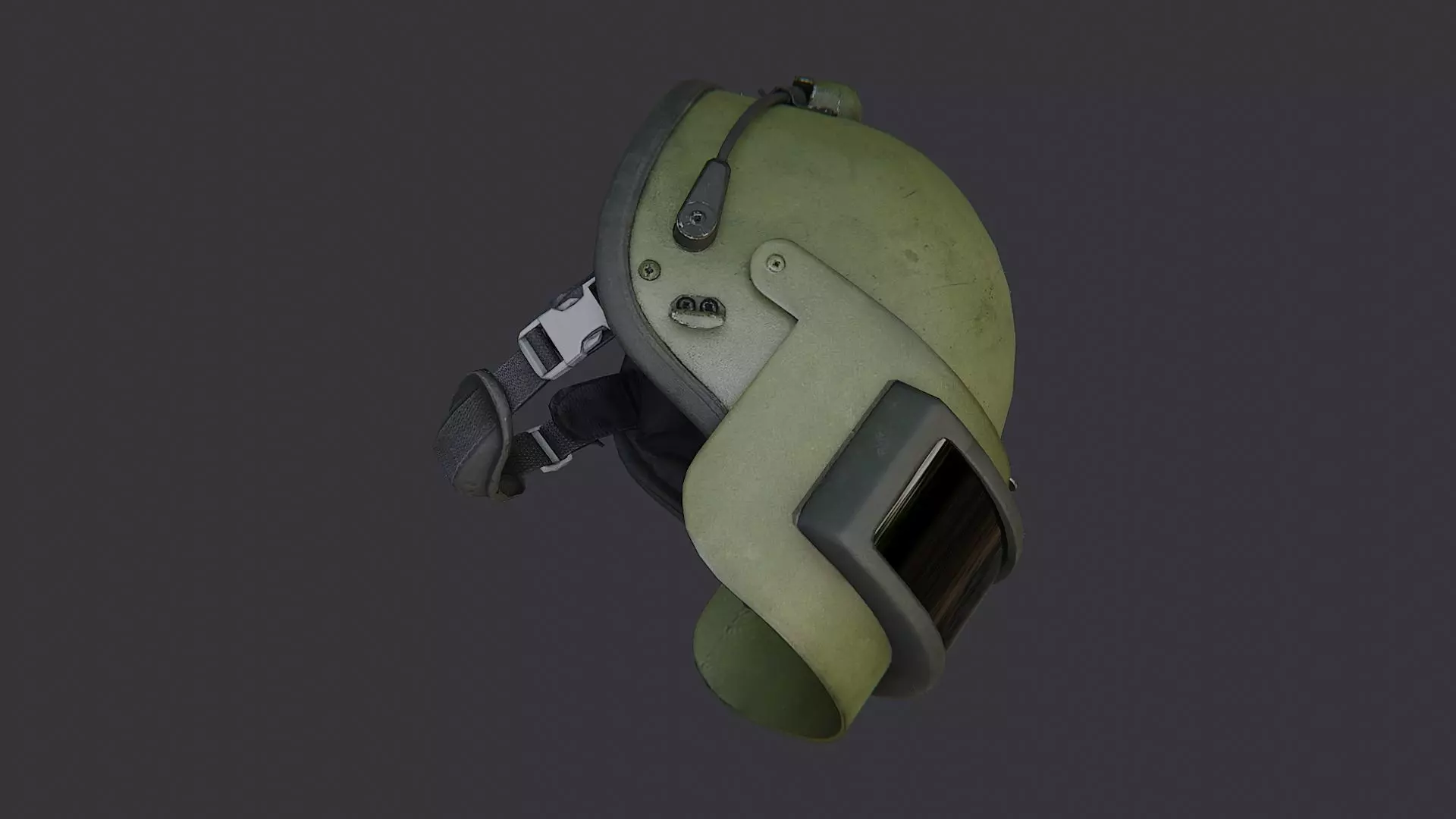 Russian Army Spetsnaz Helmet with Visor Low-poly 3D model_4