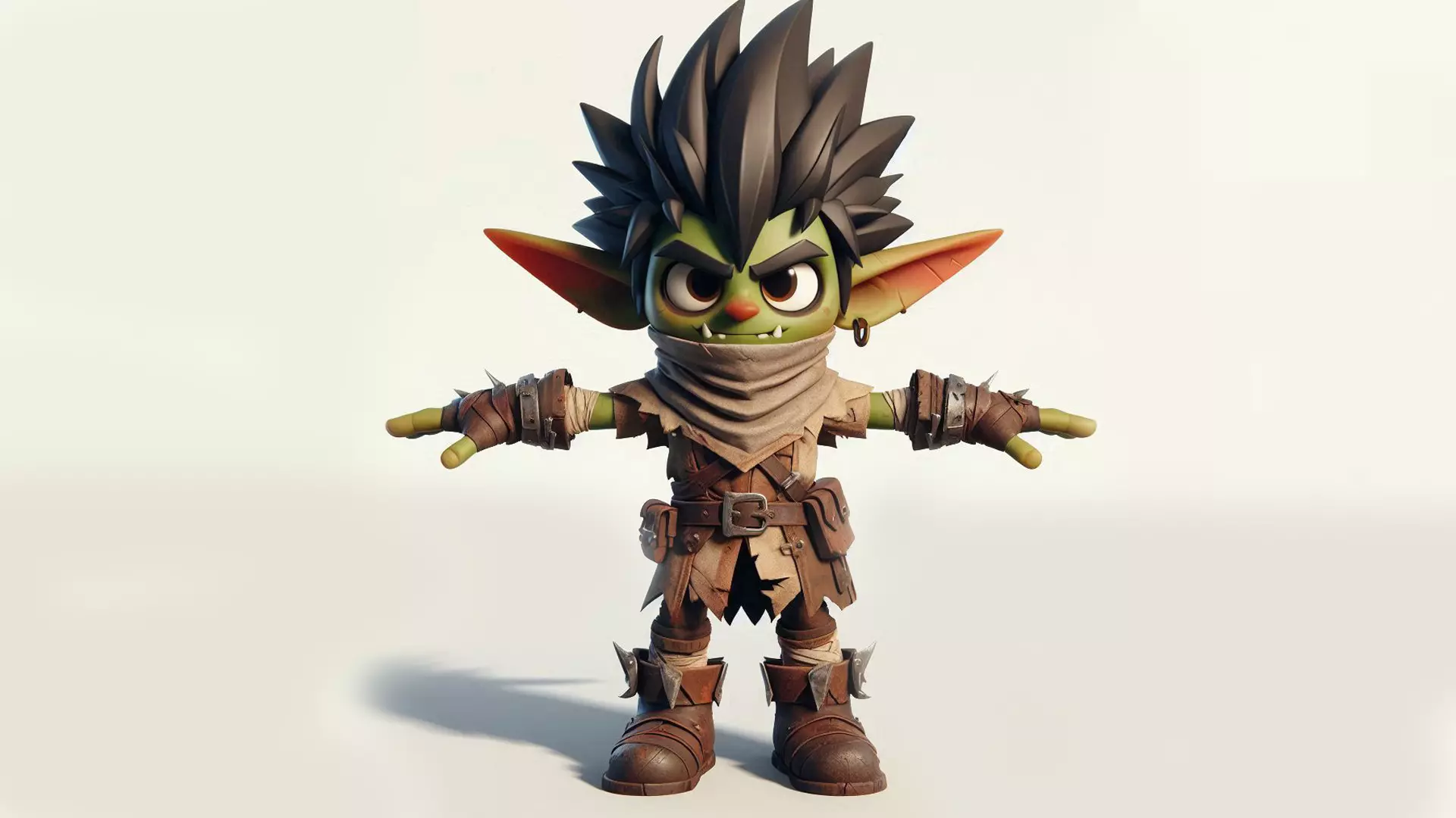 Goblin 3D Character Model Low-poly 3D model_0