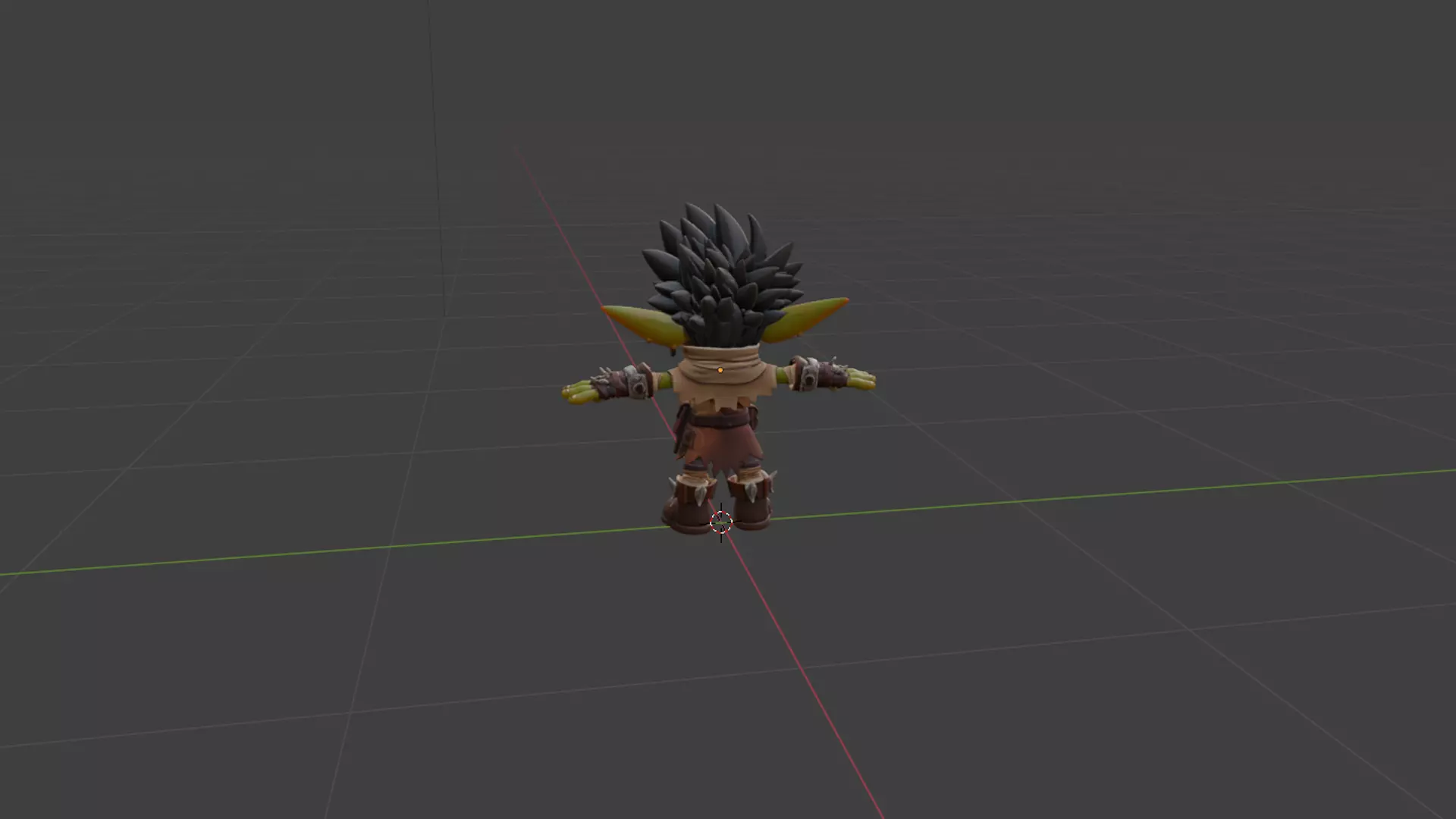Goblin 3D Character Model Low-poly 3D model_2