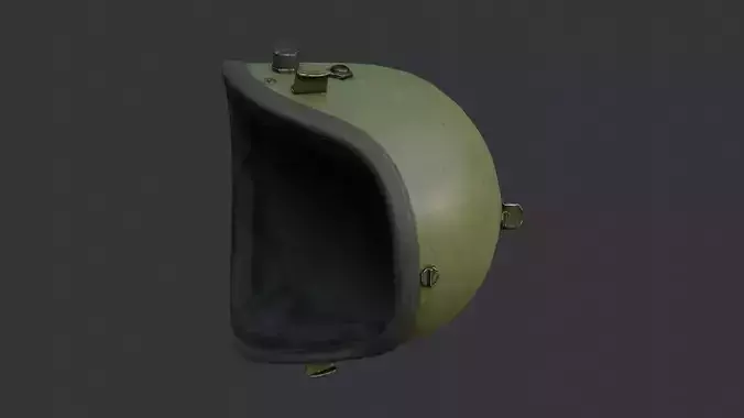 russian army gas mask helmet prop