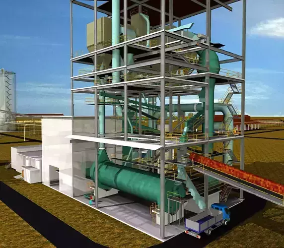 Cement Mill Department Free 3D model