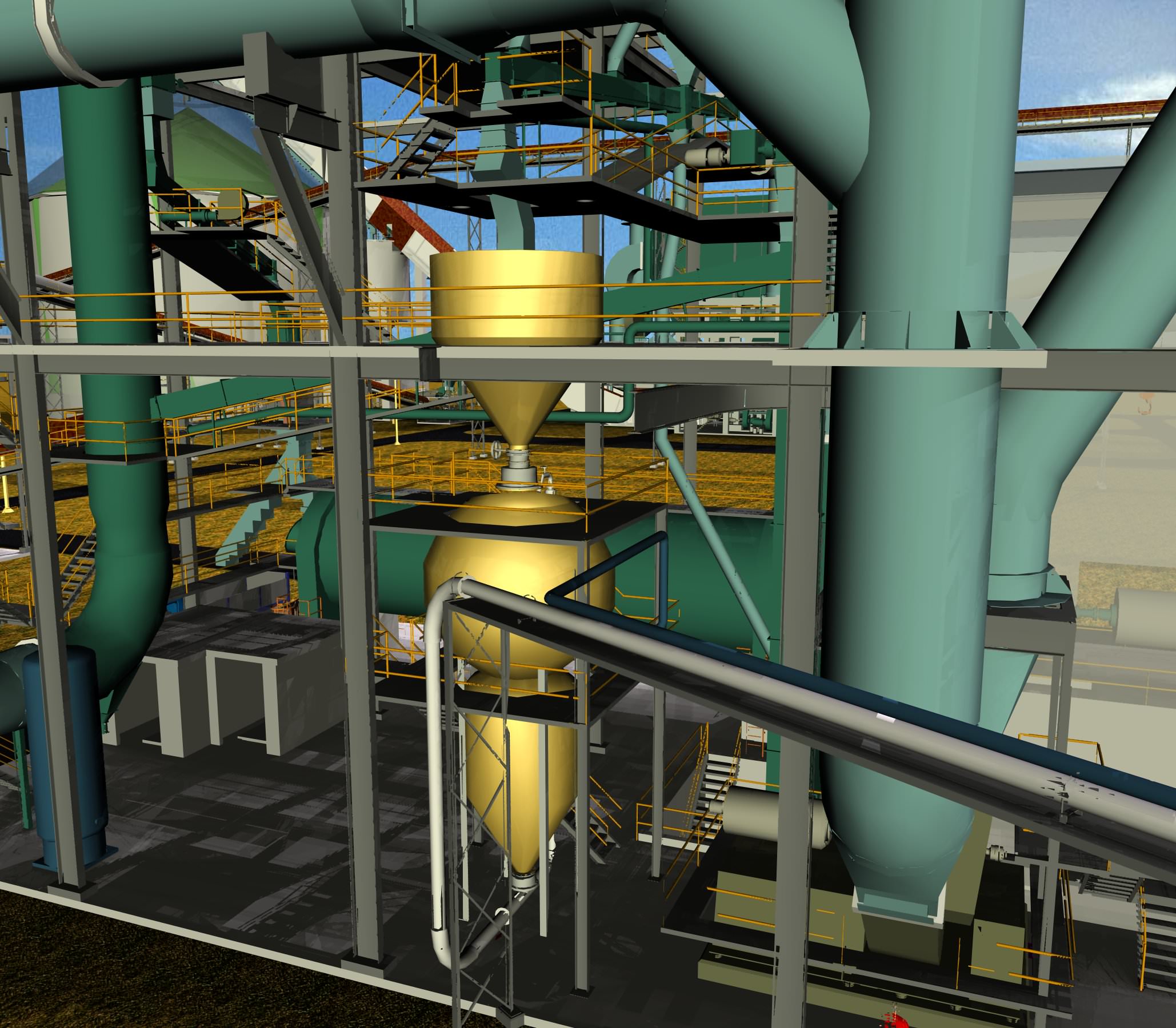 Cement Mill Department Free 3D model_1