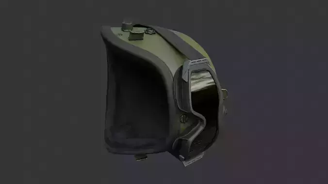 Russian Army Gas Mask Helmet with Goggles