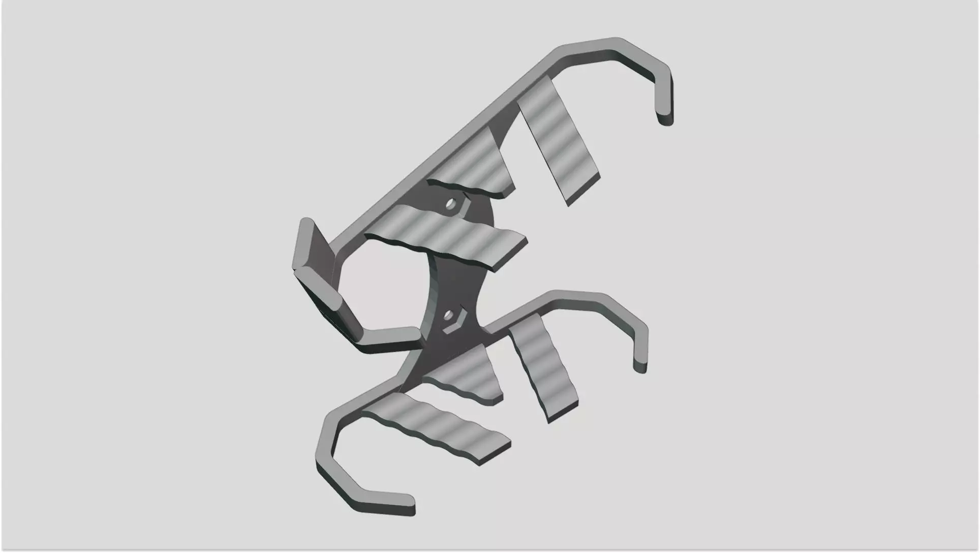 Small Wall Mount Shoe Display 3D print model_8