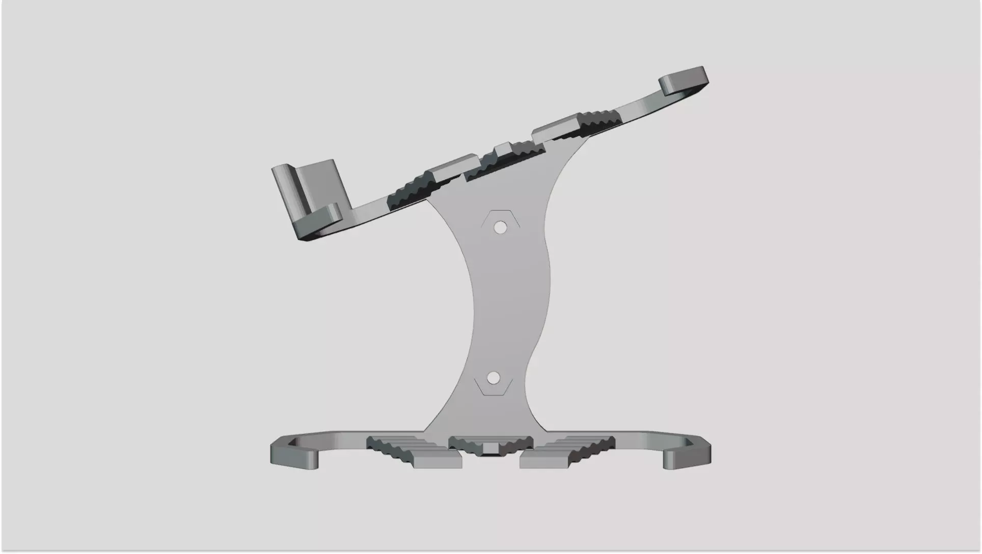 Small Wall Mount Shoe Display 3D print model_4