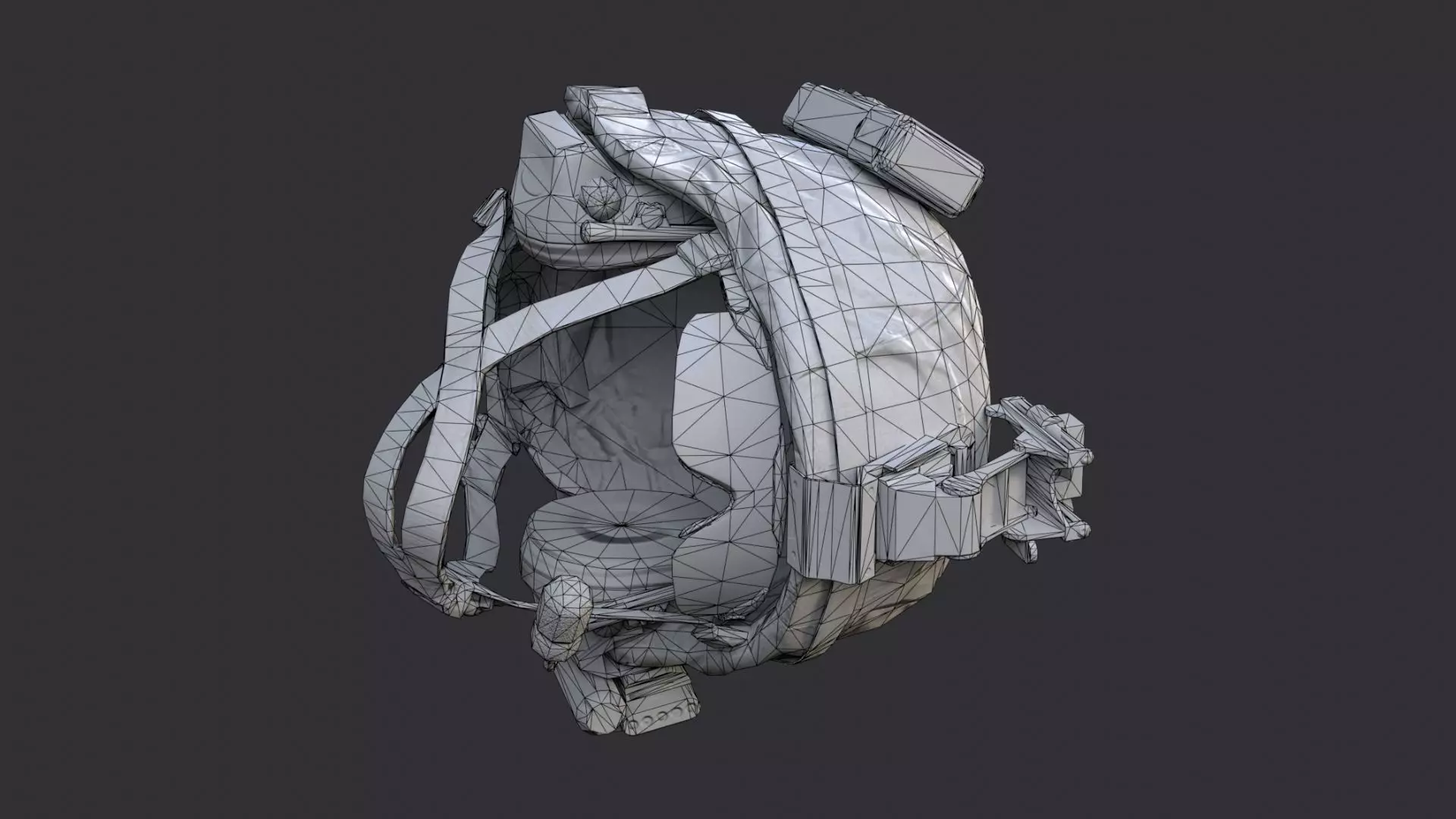 Usmc Basic Combat Helmet with NVG Mount Low-poly 3D model_7