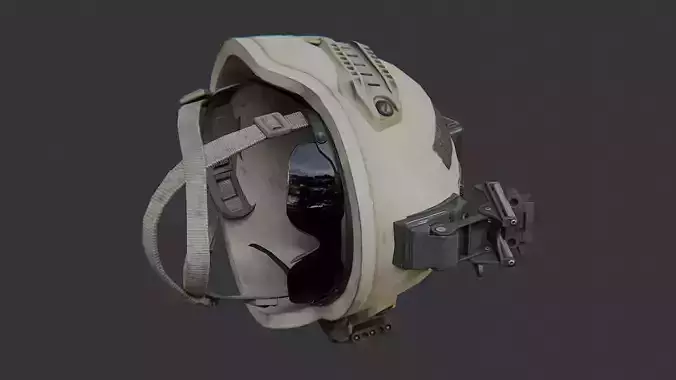 USMC Tactical Helmet with Rails NVG Mounts
