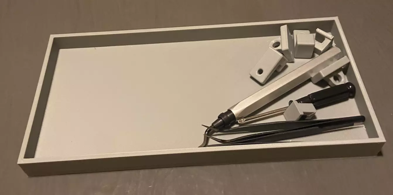 Simple Organizer Plate Free 3D print model