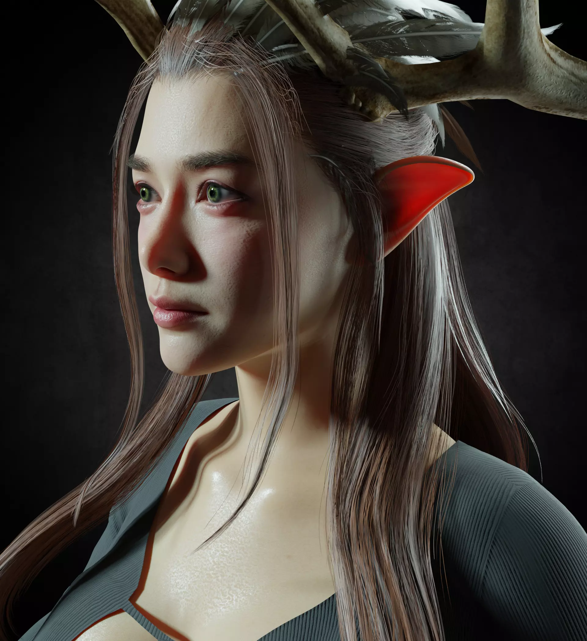 centaur warrior PBR 8k lowpoly Free low-poly 3D model