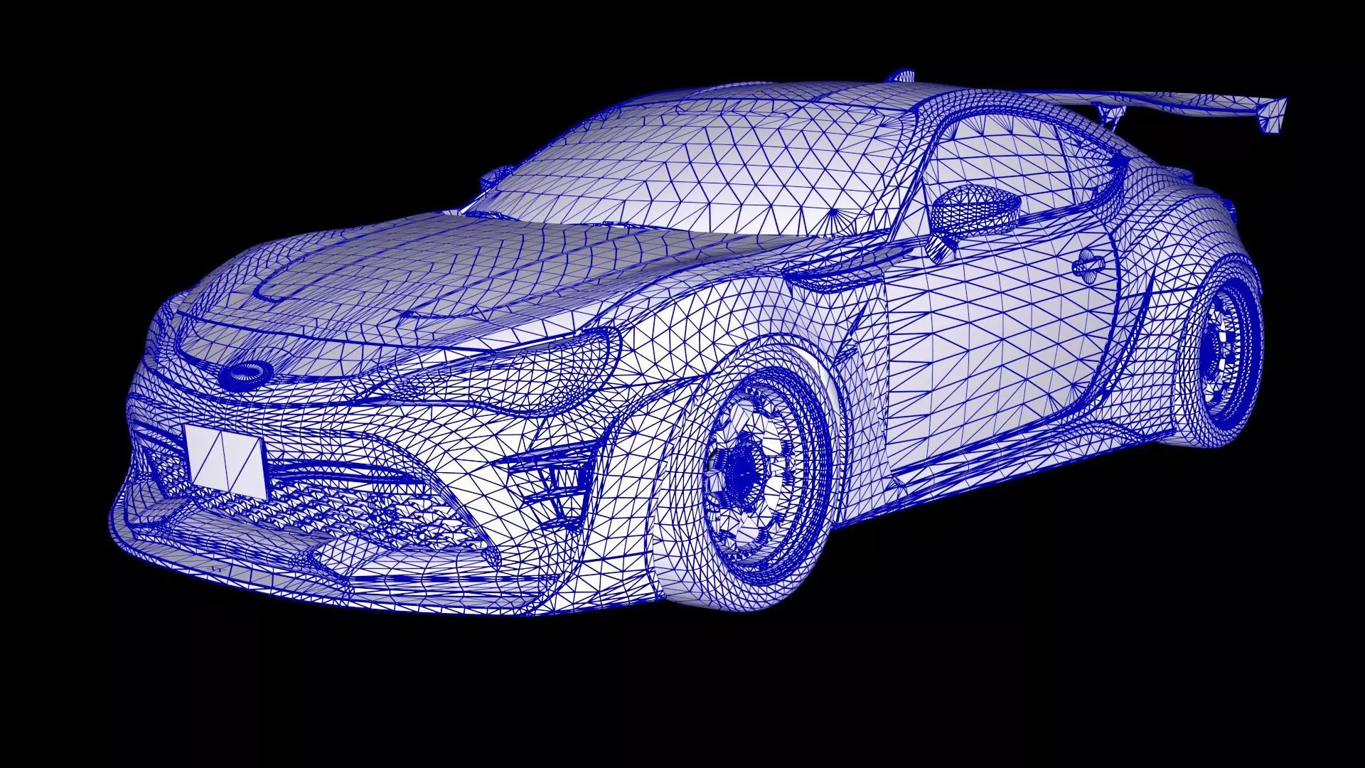 Aimgain Bodykit Subaru BRZ tS Low-poly 3D model_12