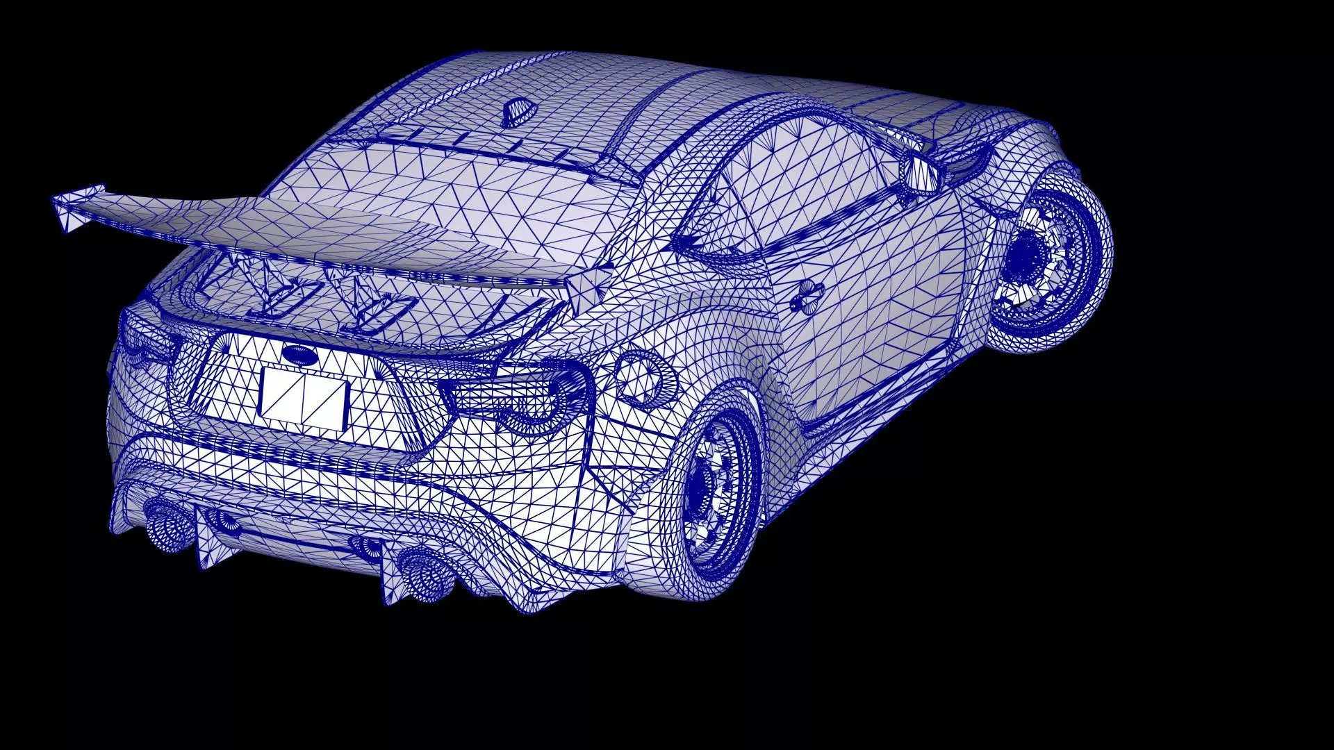 Aimgain Bodykit Subaru BRZ tS Low-poly 3D model_13