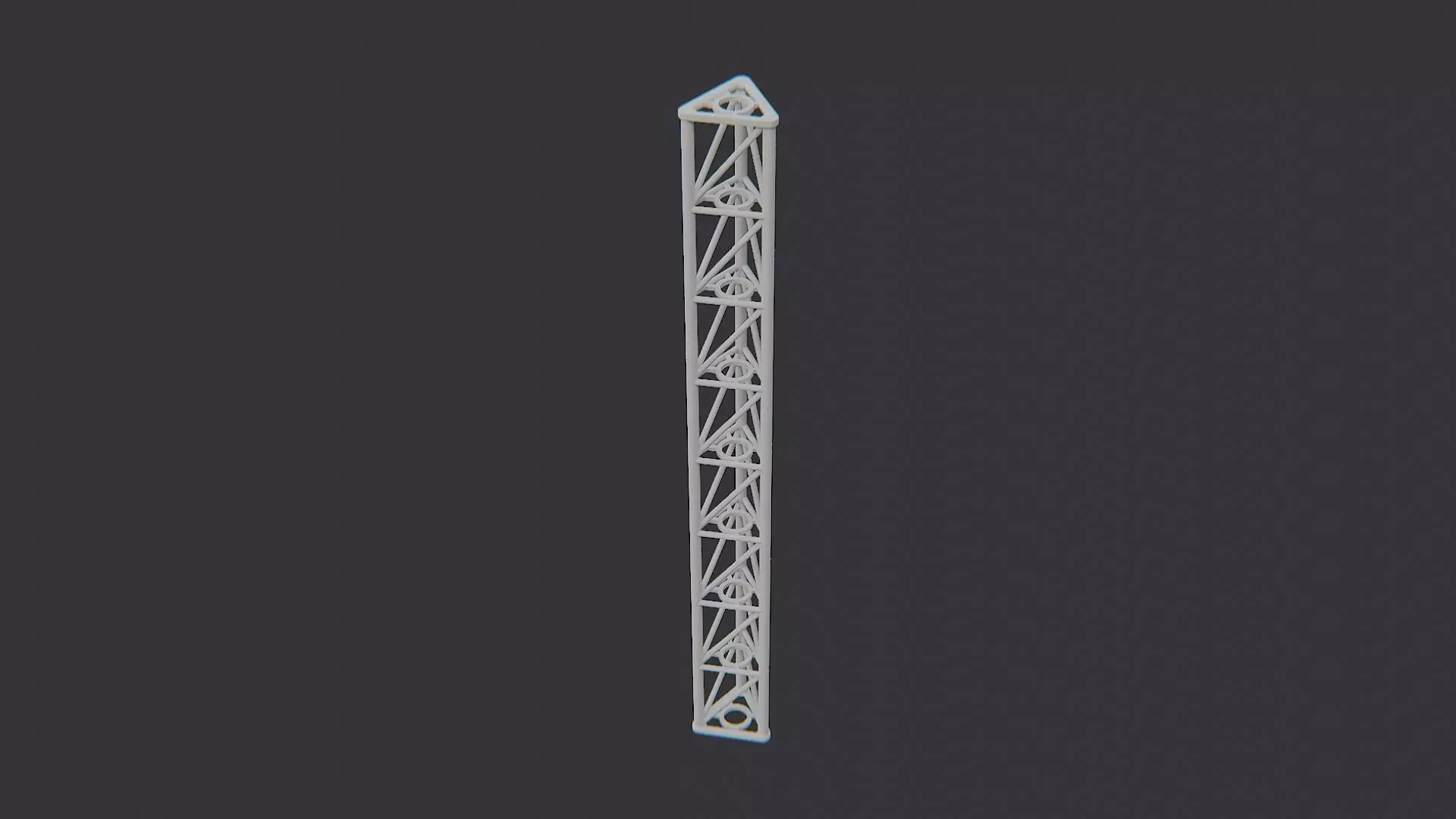 Lighting Truss Framing Section Low-poly 3D model_3