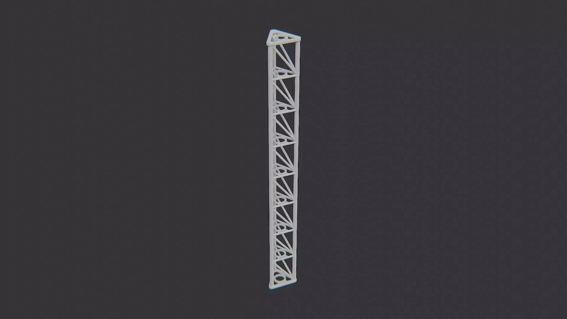 Lighting Truss Framing Section Low-poly 3D model_0