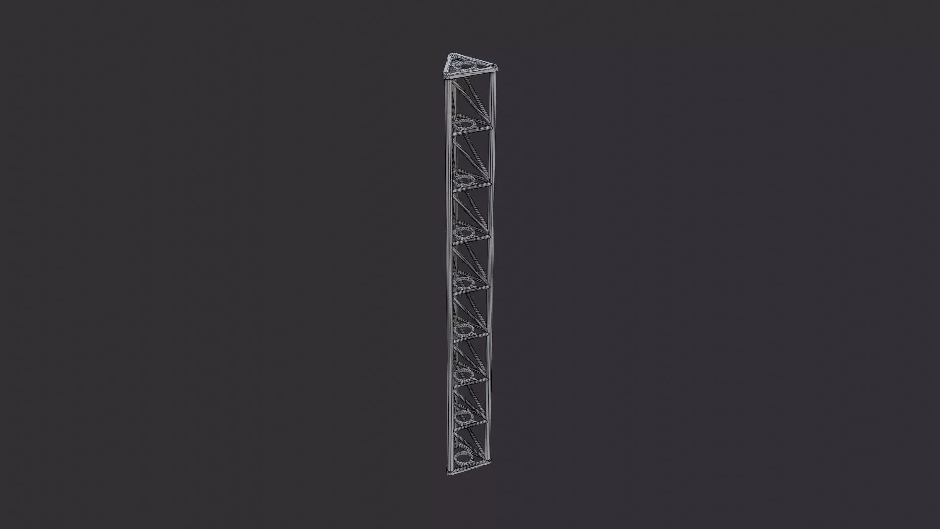 Lighting Truss Framing Section Low-poly 3D model_7